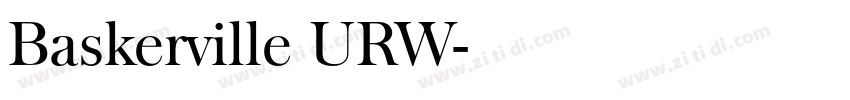 Baskerville URW字体转换